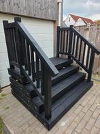 Prachtige opstap, chaletopstap Tinyhouse, Recreatiewoning,, Tuin en Terras, Ophalen of Verzenden, Zo goed als nieuw, Hout