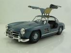 Minichamps Mercedes 300 SL w198 1955 Blauw 1:18 110037220, Ophalen of Verzenden, Nieuw, Auto, MiniChamps