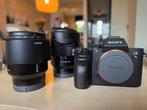 Sony A7 III body + 2 lenzen, Audio, Tv en Foto, Fotocamera's Digitaal, Ophalen, Spiegelreflex, Zo goed als nieuw, Sony