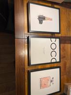 Ikea Fotolijsten Set Coco Chanel Thema, Huis en Inrichting, Ophalen of Verzenden, Gebruikt, Print, Minder dan 50 cm