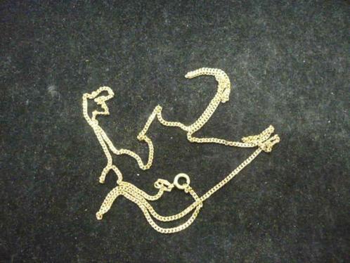 14 krt. gouden fantasie ketting lengte 60.5 cm gewicht 6.2 g, Sieraden, Tassen en Uiterlijk, Kettingen, Gebruikt, Goud, Goud, Ophalen of Verzenden