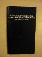 Universele verklaring van de rechten van de mens, Ophalen of Verzenden, Zo goed als nieuw, Nederland