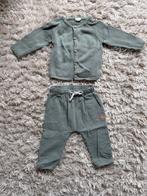 Jongens baby newborn setje mintgroen 62, Kinderen en Baby's, Babykleding | Maat 62, Ophalen of Verzenden, Zo goed als nieuw, Prenatal