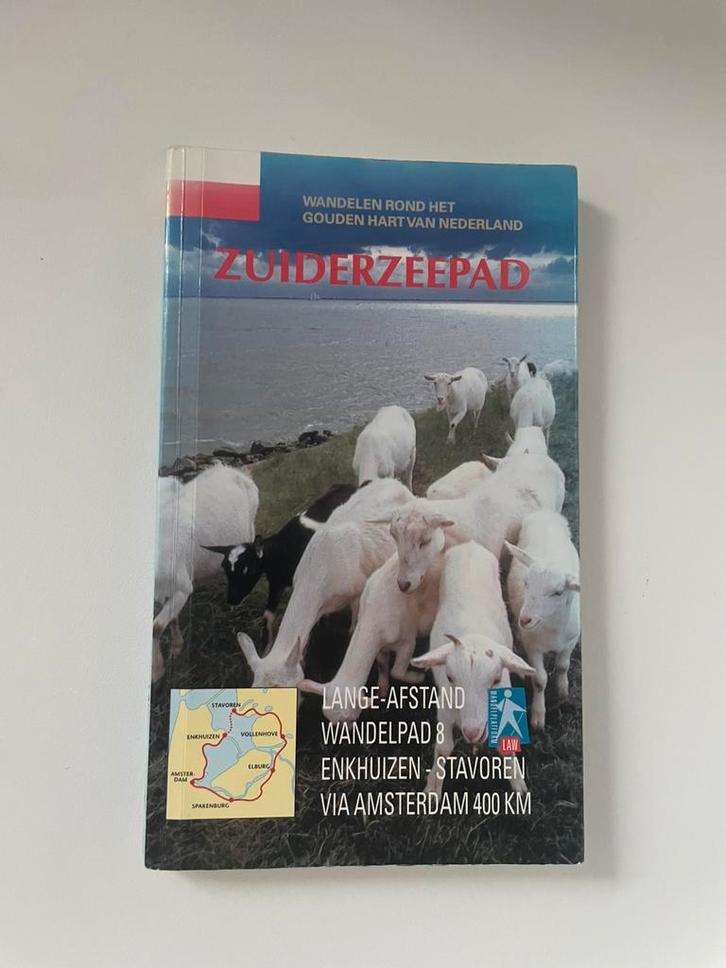 Wandelgids Zuiderzeepad Enkhuizen Stavoren LAW 8 400 km 1999, Boeken, Reisgidsen, Gelezen, Fiets- of Wandelgids, Benelux, Overige merken