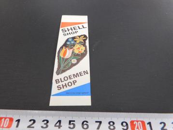 sticker SHELL Shop  Bloemen shop  beschikbaar voor biedingen
