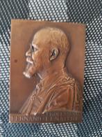 plaquette brons van een arts, Antiek en Kunst, Ophalen, Brons