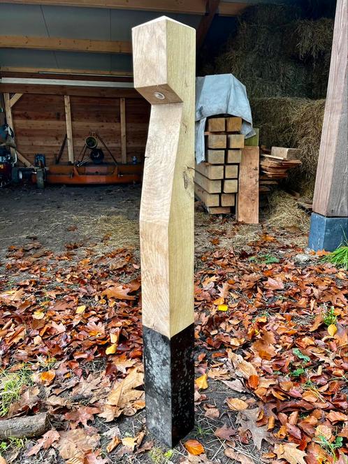 Tuinverlichting loopverlichting houten verlichting pad, Tuin en Terras, Buitenverlichting, Nieuw, Staande lamp, Hout, Minder dan 50 watt
