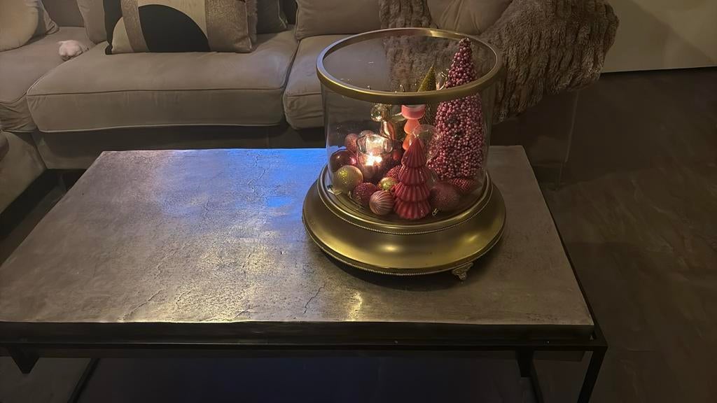 Richmond Calloway Salontafel - Champagne/Goud & Zwart, Ophalen of Verzenden, Zo goed als nieuw