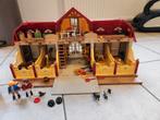 Playmobil Paardenstal manege met accessoires, Ophalen of Verzenden, Gebruikt, Poppenhuis
