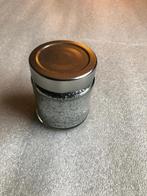 Glitter in glazen fles - inhoud 100 gram - Zilverkleur, Ophalen of Verzenden, Zo goed als nieuw, Materiaal