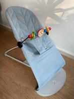 Baby Bjorn Wipstoel Grijs Blauw + Speeltje, Gebruikt, Wipstoel, Met gordel(s) of riempje(s), Ophalen