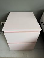 2 roze ikea nachtkastjes, Ophalen of Verzenden, Zo goed als nieuw, Minder dan 45 cm, 55 tot 70 cm