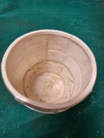 bloempot geruit creme, Ophalen of Verzenden, 'T Olde Gre-j, Info@toldegrej.nl, Endepoelstraat 20f Didam