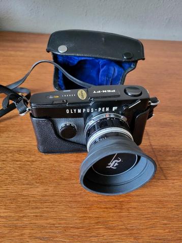 Olympus-Pen F of Pen FT in originele tas met mooie  lens beschikbaar voor biedingen