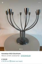 Vintage 8-armige Kandelaar stockholm, Antiek en Kunst, Ophalen of Verzenden, Overige materialen
