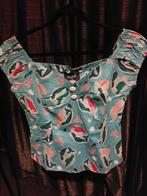 Vintage Stijl Top Collectif ( Mermaid Print)..., Nieuw, Ophalen of Verzenden, Maat 46/48 (XL) of groter