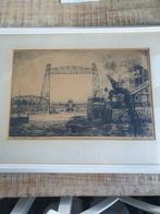 A W van Munster ets, Antiek en Kunst, Kunst | Etsen en Gravures, Ophalen of Verzenden