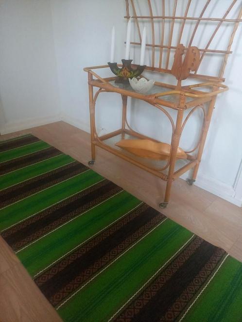 Super leuke Zweedse loper in retro kleuren, Verzamelen, Retro, Huis en Inrichting, Ophalen of Verzenden