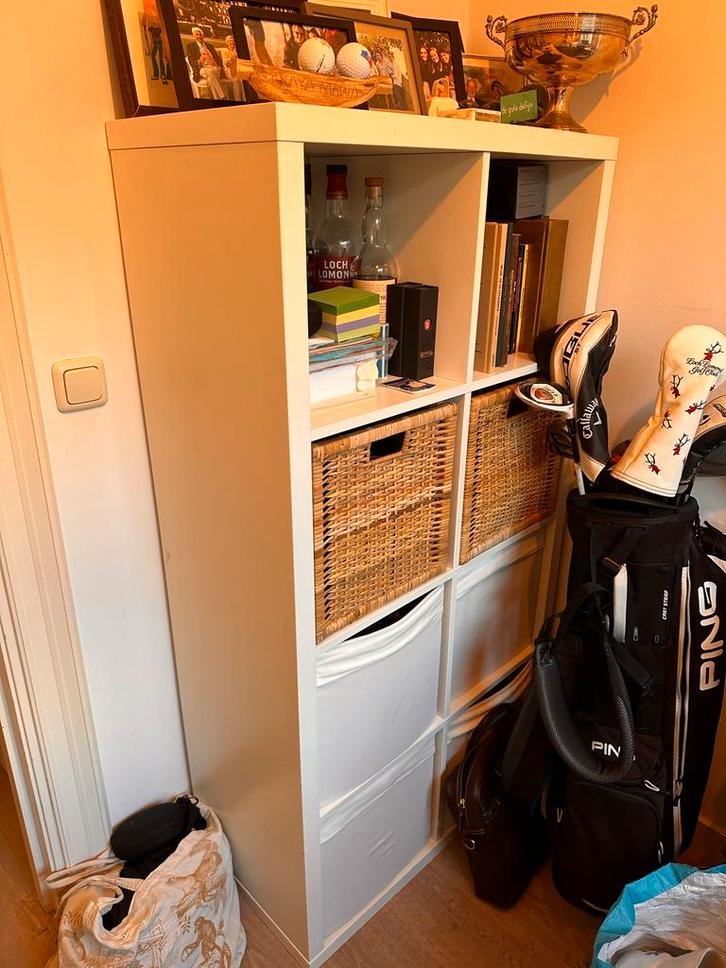IKEA Pax kast met 8 vakken, Huis en Inrichting, Kasten | Boekenkasten, Gebruikt, 50 tot 100 cm, 150 tot 200 cm, 25 tot 50 cm, Met plank(en)