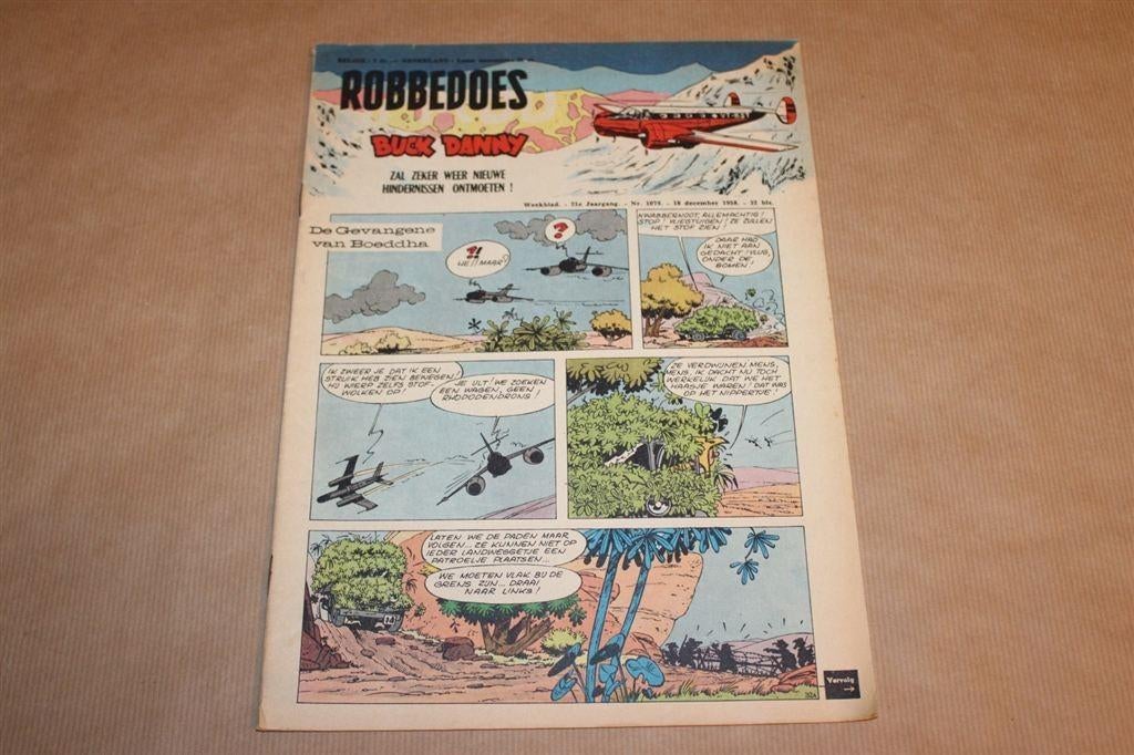 Robbedoes Weekblad - Nr. 1079 - 1958, Eén stripboek, Ophalen of Verzenden, Zo goed als nieuw