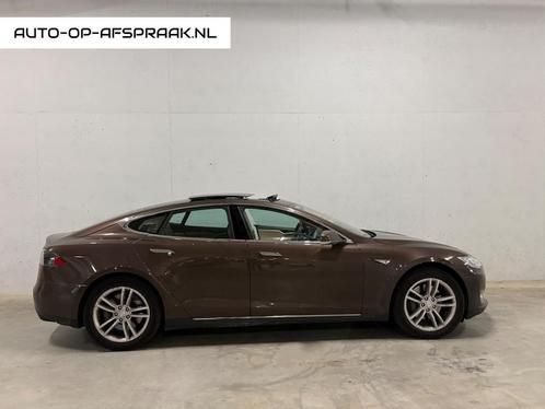Tesla Model S 85 Free Super Charge Pano Leer Navi, Auto's, Tesla, Bedrijf, Te koop, Model S, ABS, Achteruitrijcamera, Adaptive Cruise Control