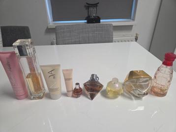 Parfumflesjes/ bodylotion gevuld en leeg beschikbaar voor biedingen