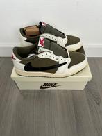 Nike Air Jordan 1 Low Travis Scott Medium Olive, Kleding | Heren, Schoenen, Ophalen of Verzenden, Zo goed als nieuw, Overige kleuren