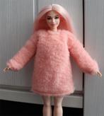 Barbie kleding nieuw - Warme trui voor Curvy - zalm roze, Nieuw, Ophalen of Verzenden, Barbie