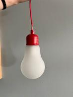 Pop art vintage lamp Maxeda  in vorm van gloeilamp bulb, Ophalen, Gebruikt, Pop art, Glas