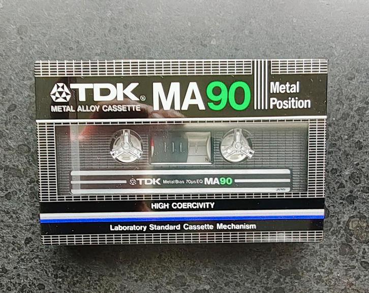 TDK MA90 Cassettebandjes - Nieuw!, Cd's en Dvd's, Cassettebandjes, Nieuw in verpakking, Onbespeeld, Overige genres, 2 t/m 25 bandjes