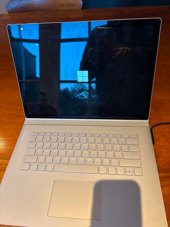 Microsoft Surface Book - 256GB SSD, Touchscreen, Computers en Software, Windows Laptops, Gebruikt, 13 inch, SSD, Minder dan 2 Ghz
