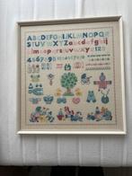 Mooie ingelijste merklap, Hobby en Vrije tijd, Borduren en Borduurmachines, Ophalen of Verzenden, Handborduren