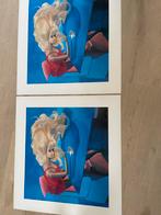 2x Zeldzame Kazuo Oga Barbie Poster/Plaat, Ophalen
