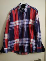 nog zeer net overhemd BURBERRY london Ruiten rood blauw XXL, Kleding | Heren, Overhemden, Zo goed als nieuw, Overige halswijdtes