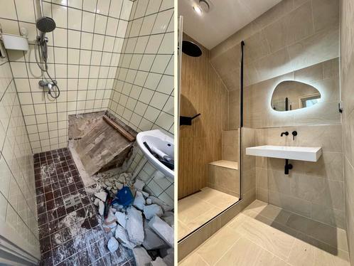 Tegelzetter. Badkamer renovatie. Tegelwerk, Huis en Inrichting, Badkamer | Complete badkamers, Nieuw, Ophalen of Verzenden