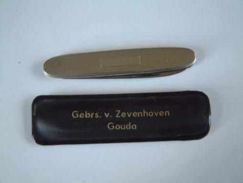 leuk oud reclame mesje in etui, Verzamelen, Overige Verzamelen, Ophalen of Verzenden
