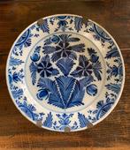 Antiek Delfts Blauw wandbord., Ophalen of Verzenden