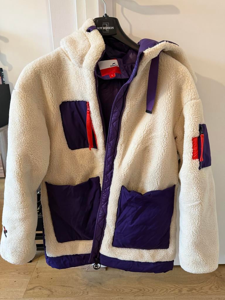 Zo goed als nieuwe jas van natuurlijk geitenleer, Ophalen, Zo goed als nieuw, Overige maten, Beige