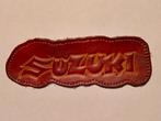 Suzuki biker vintage logo patch motor motoren embleem, Verzamelen, Automerken, Motoren en Formule 1, Ophalen of Verzenden, Zo goed als nieuw
