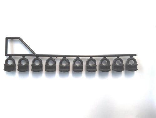 gordijnrail glijders op strip zwart alu rail set van 5 strip, Huis en Inrichting, Stoffering | Gordijnen en Lamellen, Nieuw, Minder dan 100 cm