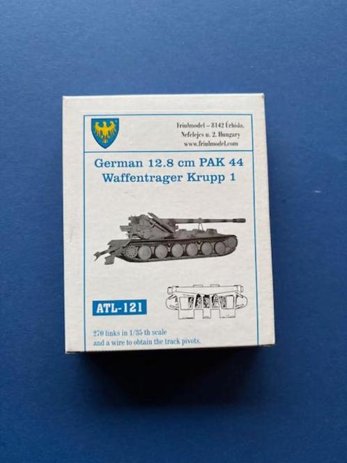 Friul	ATL-121	German 12.8cm PAK 44 / Waffentrager Krupp 1	1/, Hobby en Vrije tijd, Modelbouw | Auto's en Voertuigen, Nieuw, Groter dan 1:32