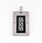 RVS Hanger Plaat met Grieks Meander (Exclusief Ketting), Overige materialen, Birgitta-Gracht 33, 6465 EL Kerkrade, Nederland, Verzenden