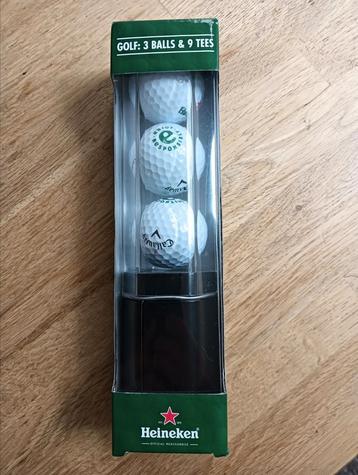 Heineken Callaway golfballen en tees nieuw! beschikbaar voor biedingen