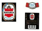 Bieretiket Bavaria Malt Bier Alcoholvrij 30 cl thte 01-90, Verzamelen, Ophalen of Verzenden, Gebruikt, Overige typen, Overige merken
