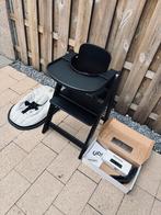 Kidsmill UP! Kinderstoel zwart met babyset en newbornset, Ophalen, Zo goed als nieuw, Meegroeistoel