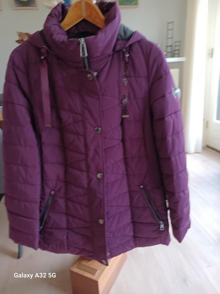 Mooie Dames Jas/Jack - Barbara Lebek, Kleding | Dames, Jassen | Zomer, Nieuw, Maat 38/40 (M), Paars, Ophalen of Verzenden