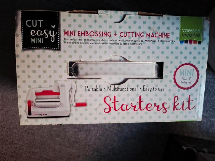 Cut Easy Mini Snijmachine - Starter Kit, Hobby en Vrije tijd, Knutselen, Nieuw, Gereedschap of Toebehoren, Ophalen of Verzenden