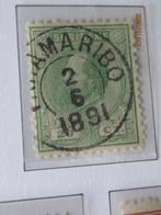 Nico Suriname 9 gestempeld 1873, Postzegels en Munten, Postzegels | Suriname, Ophalen of Verzenden, Gestempeld