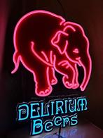 Lichtreclame Delirium bier, Verzamelen, Ophalen of Verzenden, Nieuw, Lichtbak of (neon) lamp