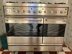 Boretti 5 pits RVS gasfornuis oven, 60 cm of meer, 5 kookzones of meer, Vrijstaand, Gebruikt